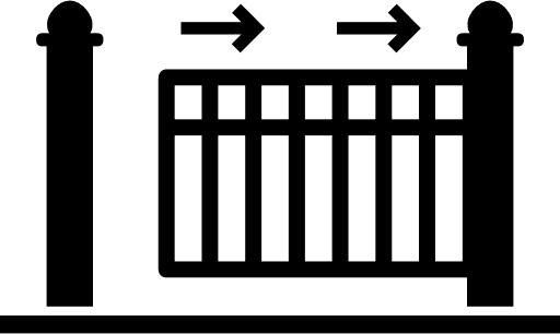 Sliding gate icon
